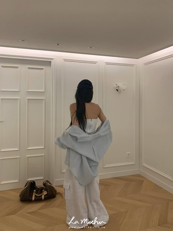 垂墜不易皺直條紋襯衫
